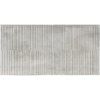 Tmavě šedý reliéfní obklad imitace betonu EBS Essen Gris RLV 45x90 cm v moderní koupelně