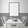 Detail matného povrchu a precizního geometrického tisku dlažby Barcelona Cube Decor