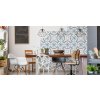 dekorativní obklad Barcelona Mar Decor za kuchyňskou linkou
