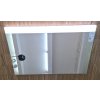 [Kód:MLQ6900] Obdélníkové LED zrcadlo 90x60 cm v koupelně s nastavitelným horním osvětlením a dotykovým ovládáním.