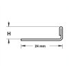 mdk line ull ukoncovaci l nerez pololesk h mm d 5m t 8mm (1)