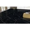 Luxusní koupelna s obkladem a dlažbou MARMIX Marquina Nero 60x120 cm