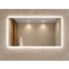 Koupelnové zrcadlo BESTECO Basic 110x70 cm s LED osvětlením a funkcí proti zamlžování (bez dotykových tlačítek).