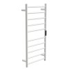 Elektrický sušák ručníků LADERRA, 450x960 mm, 130W, nerez, bílá, Kód: 704151044
