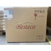 BESTECO Bright Time LED zrcadlo 80x65 cm (lupa, hodiny, odmlžování)