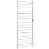 Elektrický sušák ručníků LADERRA, 600x1680 mm, 285W, nerez, bílá, Kód: 704151064