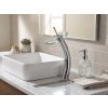 Vysoká páková umyvadlová baterie BESTECO Cascada s efektem vodopádu (29 cm). kód P1140D-1