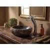 Vysoká páková umyvadlová baterie BESTECO Cascada s efektem vodopádu (29 cm). kód P1140D-1