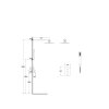 podomitkovy sprchovy set slim modernvarium ii cerna
