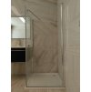 Čtvercový sprchový kout BESTECO Maxim 90x90 cm chrom hliníkový korpus čiré bezpečnostní sklo kód PPSD209F/BEZ2