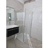 Čtvercový sprchový kout BESTECO Maxim 90x90 cm chrom hliníkový korpus čiré bezpečnostní sklo kód PPSD209F/BEZ2