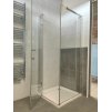 Besteco čtvercový sprchový kout Viva 80x80 cm, sklo 8 mm, levé/chrom