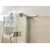 Besteco čtvercový sprchový kout Viva 80x80 cm, sklo 8 mm, levé/chrom