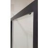 Sprchové dveře do niky TREOS NEW BLACK (Varianta Barva rámu - Černá matná, Rozměr A - 100, Směr zavírání - Univerzální Levé / Pravé, Výplň - Čiré bezpečnostní sklo - 6 mm)