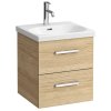 LAUFEN Prémiová Skříňka pod Umyvadlo AVIN 47 cm, Závěsná, Dvě Zásuvky, Bílá Matná, Ekonomická Kolekce, Kód H4031121132201