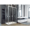 Boční panel ke sprchovým dveřím DUO SLIDE (Varianta Chrom/Leštěný hliník, 80 cm x 195 cm, Univerzální Levé / Pravé, Čiré bezpečnostní sklo 6 mm)