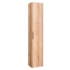 Vysoká závěsná koupelnová skříňka Loft 32x27x170 cm v dekoru dub