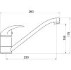 NOVASERVIS Dřezová Baterie TITANIA LUX (Luxusní Chrom), Prodloužené