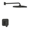 Grohe Cubeo podomítkový sprchový set s hlavovou sprchou, matná černá (1053342430)