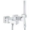 Nástěnná vanová baterie GROHE EUROCUBE chromová s automatickým přepínačem, kód 23140000