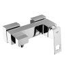 Luxusní nástěnná sprchová baterie GROHE Eurocube v chromovém provedení s hranatým designem, kód 23145000