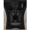 Detailní pohled na zadní stranu WC kombi Besteco TR1197 včetně připojení vody a odpadu.