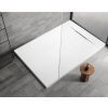 Besteco Sprchová vanička Nilo 140x70 cm, litý mramor, blanco