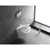 BESTECO Urban závěsná bidetovací WC mísa (s baterií, rimless, bílá)