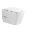 Besteco Urban 2v1 bílá závěsná WC mísa s bidetovou sprškou, ovládaním baterie na boku a SoftClose sedátkem kód:TR2237