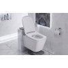 Besteco Urban 2v1 bílá závěsná WC mísa s bidetovou sprškou, ovládaním baterie na boku a SoftClose sedátkem kód:TR2237
