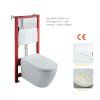 Smart chytré závěsné bidetovací WC Besteco Rimless bílé s modulem a sedátkem