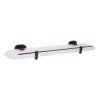 3363 sklenena policka schwarz 50cm cerny mat