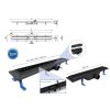 odtokovy zlab standardline black 2v1 vlozeni dlazby