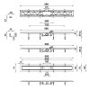 odtokovy zlab standardline black 2v1 vlozeni dlazby