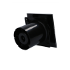 axialni ventilatory na zed ci do stropu e100 gbth hygro s casovacem sklo cerne