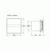 axialni ventilatory na zed ci do stropu e100 gb sklo cerne
