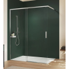 Posuvné sprchové dveře HÜPPE Vita pure 140 cm, stříbrný lesklý rám, čiré sklo s úpravou Anti-Plaque, kód VA0006069322