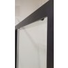 Sprchové dveře do niky TREOS NEW BLACK (Varianta Barva rámu - Černá matná, Rozměr A - 100, Směr zavírání - Univerzální Levé / Pravé, Výplň - Čiré bezpečnostní sklo - 6 mm)