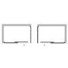 sprchove dvere duo slide black