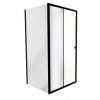 Sprchové dveře DUO SLIDE BLACK 120x195 cm (Varianta Černá, 120 cm x 195 cm, Univerzální Levé / Pravé, Čiré bezpečnostní sklo 6 mm)
