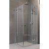 Velký čtvercový sprchový kout EBS Tango 110x110 cm výška 200 cm leštěný chrom pantové otevírací dveře bezpečnostní 6mm sklo povrchová úprava EASY CLEAN