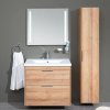 Koupelnová skříňka City81D s umyvadlem 80 cm Dub Riviera