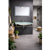 Skleněná koupelnová sestava Cream 115x50 cm | BESTECO.cz