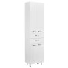 Vysoká koupelnová skříňka K Plus 50x194x29 cm | Besteco.cz