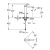 Grohe Professional Cubeo Umyvadlová baterie, chrom 1017290000