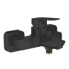 Grohe Professional Cubeo Vanová nástěnná baterie s přepínačem, černá matná 1018132430