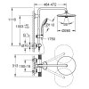 Grohe Professional Euphoria Sprchový sloup s termostatickou baterií, chrom 27296003