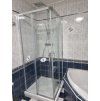 Hüppe Čtvercový Sprchový Kout Trend Easy posuvné dveře s Nano Úpravou, 80x80 cm Chrom