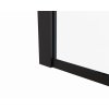 Sprchové dveře BELVER BLACK (Varianta Barva rámu - Černá, Rozměr A - 120, Směr zavírání - Univerzální Levé / Pravé, Výplň - Čiré bezpečnostní sklo - 8 mm)
