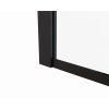 Sprchové dveře BELVER BLACK (Varianta Barva rámu - Černá, Rozměr A - 120, Směr zavírání - Univerzální Levé / Pravé, Výplň - Čiré bezpečnostní sklo - 8 mm)